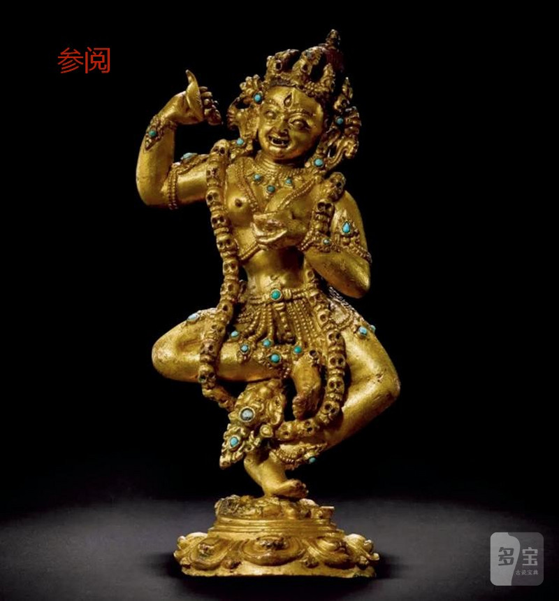 17世纪 金刚瑜伽母像 - 图3